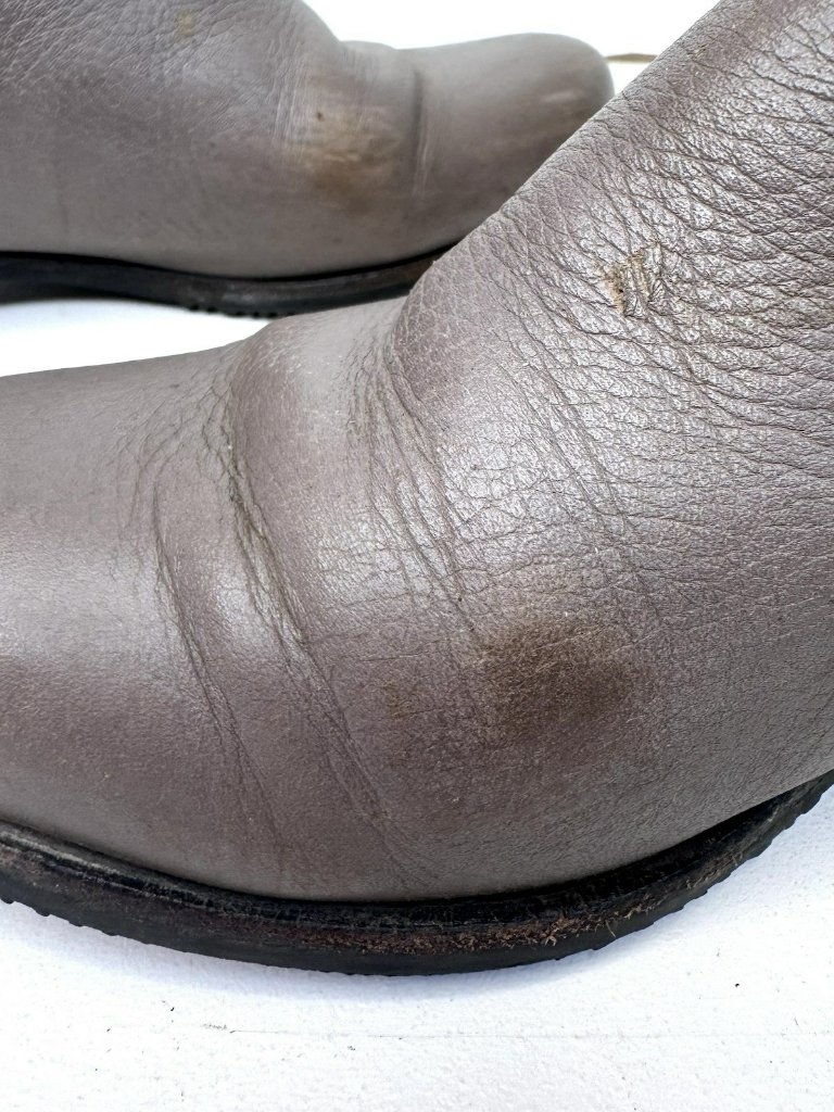Poppy Barley Chelsea Boots Womens Size 8 Taupe Leather Pull On Ankle — image 7 of 8